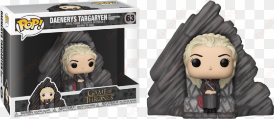 game of thrones - daenerys on throne pop