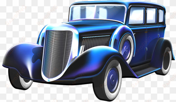 gangster car, old car, automobile - old gangster