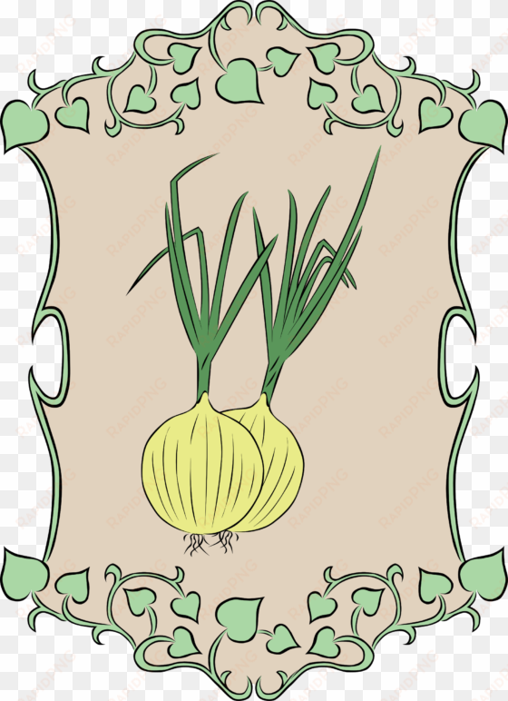garden onions - garden sign clipart