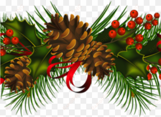 garland clipart fir - png transparent christmas garland