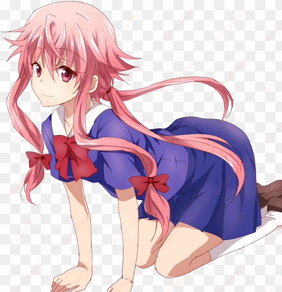 gasai yuno render by nagicielchan-d593t7l - yuno gasai render png