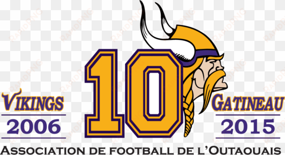 gatineau vikings - minnesota vikings full color car window sticker decal