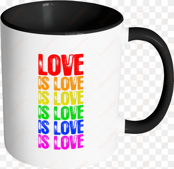 gay pride flag love is love is love tshirt