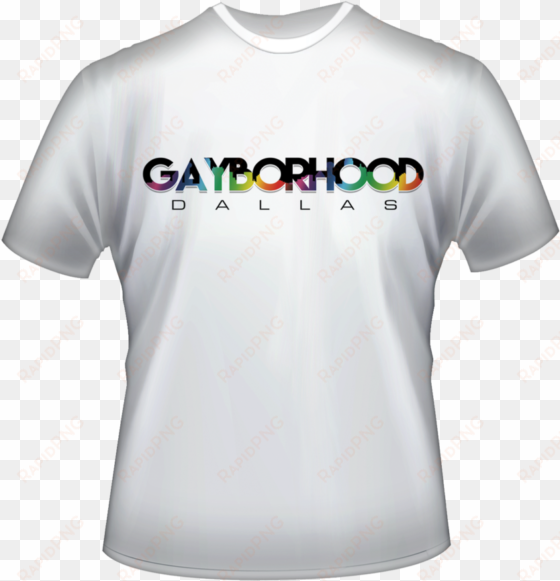 gayborhood dallas white t shirt