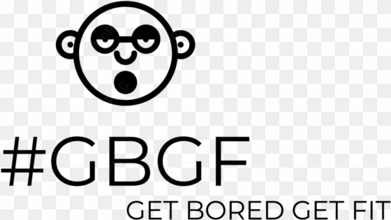 #gbgf logo black - cutline craft grumpy geek genius glasses face style