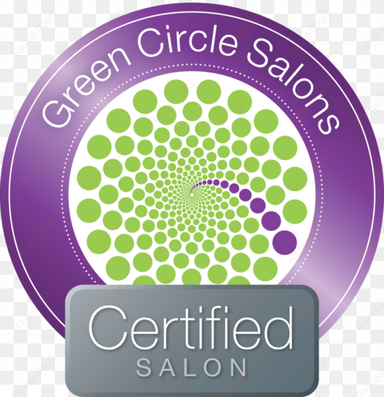 gcs decal fa-2 - green circle salon certified