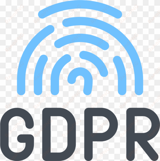 gdpr fingerprint icon - general data protection regulation