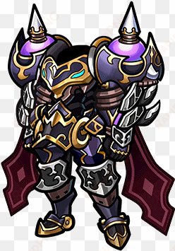 gear-aizen's heavy armor render - unison league dark armor