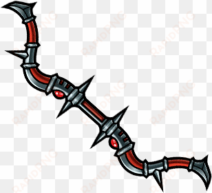 gear ruby red bow render - sword