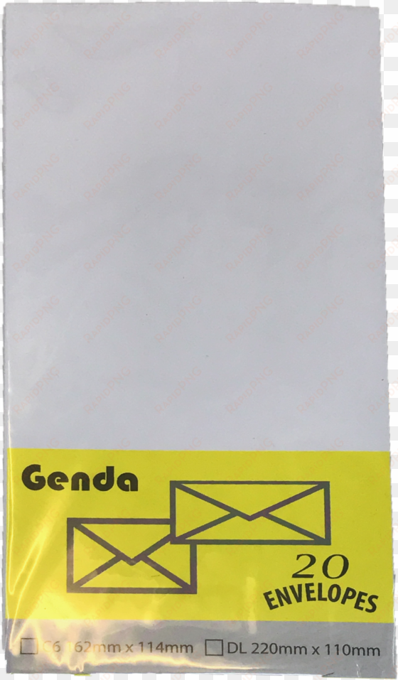 genda white envelope 20's - 1920s