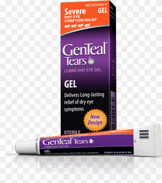 genteal® tearssevere lubricant eye gel - genteal tears eye drops, lubricant, mild, twin pack