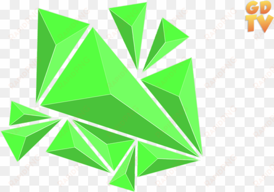 geometric shape png high-quality image - green geometric shapes png