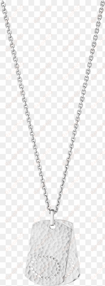 georg jensen smithy sterling silver mens dog tag pendant - georg jensen men's necklace