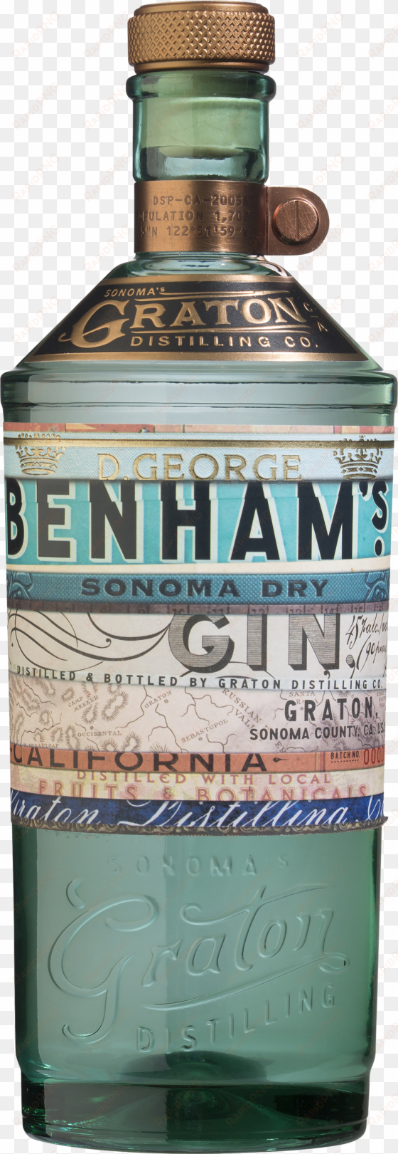 george benham's sonoma dry gin - d george benham's gin