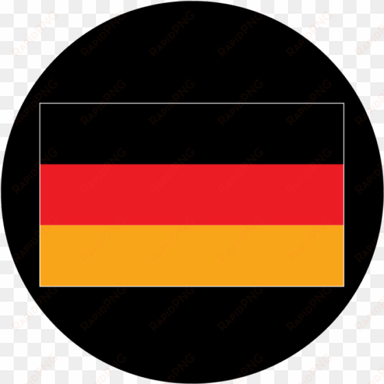 german flag - circle
