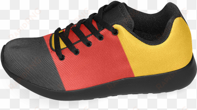 German Flag Colored Stripes Women's Running Shoes - German Shoes transparent png image