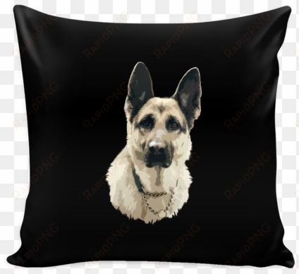 german shepherd dog pillow cover - stencils prints on pillow cover