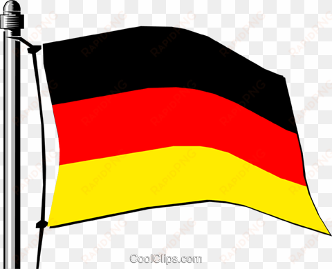 germany flag royalty free vector clip art illustration - german say about nationalism