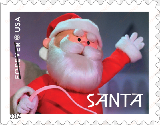 get a letter from santa from the north pole - creative postage stamp