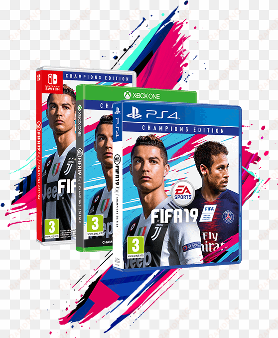 Get Up To 20 Jumbo Premium Gold Fut Packs, Uefa Champions - Fifa 19 transparent png image