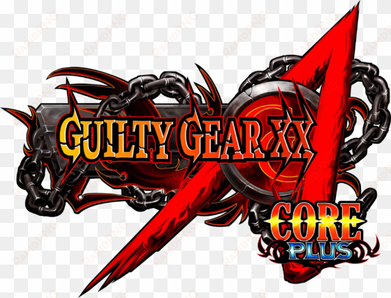 ggxxac logo - guilty gear accent core plus