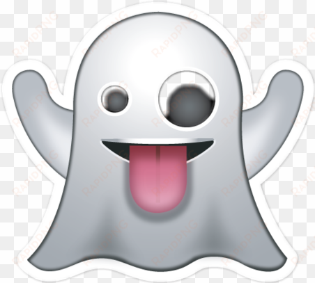 Ghost Fantasma White Snapchat Emoji Emojis Like Mood - Ghost Emoji transparent png image