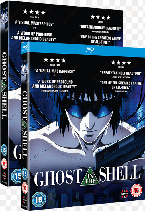 Ghost In The Shell - Ghost In The Shell Blu Ray Uk transparent png image