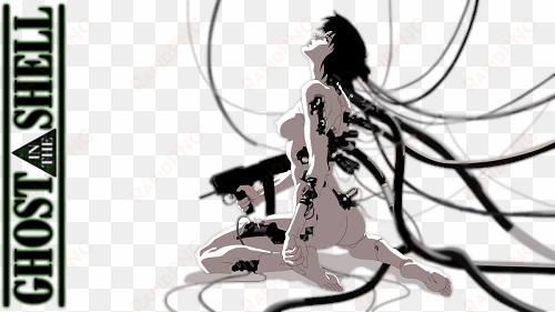 ghost in the shell movie image with logo and character - ghost in the shell png