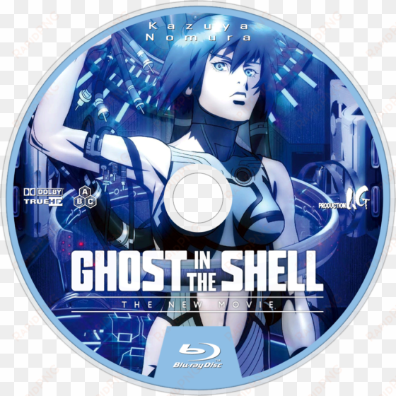 Ghost In The Shell New Movie Bluray Disc Image - Ghost In The Shell The New Movie Cover transparent png image