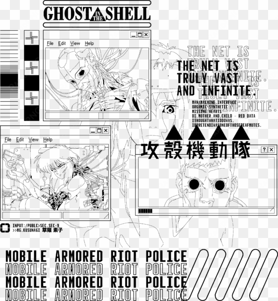 ghost in the shell - super unofficial the net is vast and infinite