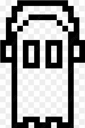 ghost - undertale - undertale napstablook pixel