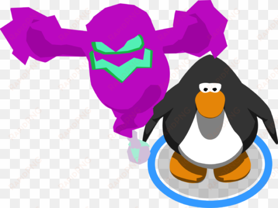 ghostly vial in-game - club penguin