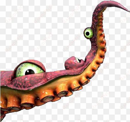 giant octopus tentacle - yooka laylee trev the tentacle