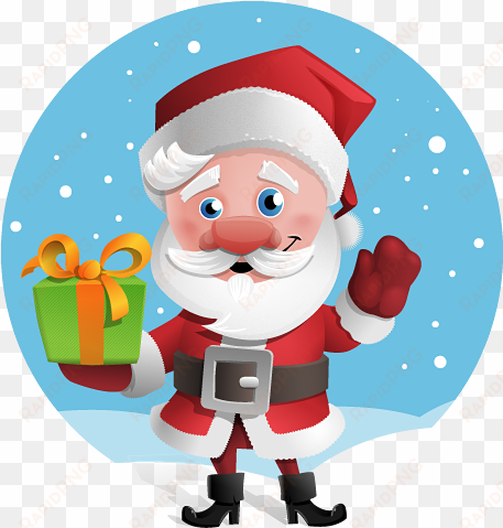 gift clipart santa claus - free santa
