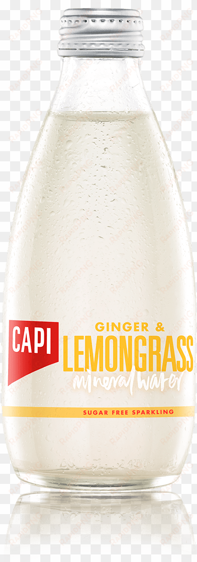 ginger lemongrass mineral water - capi ginger beer