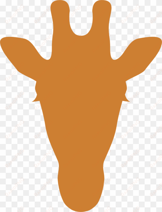 giraffe by @arielco, silhouette of a giraffe's head, - giraffe head silhouette