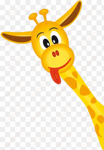 Giraffe Head Clipart At Getdrawings - Funny Giraffe Cartoon transparent png image