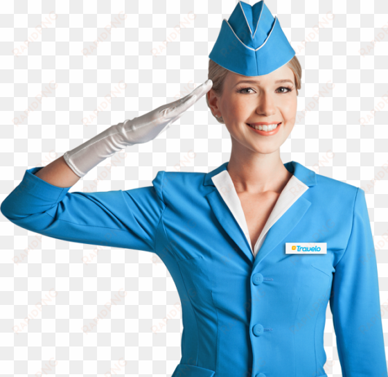 girl - flight attendant png