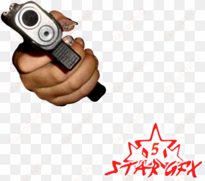 Girl Hands With Nails Done - Gun With Hands Png transparent png image