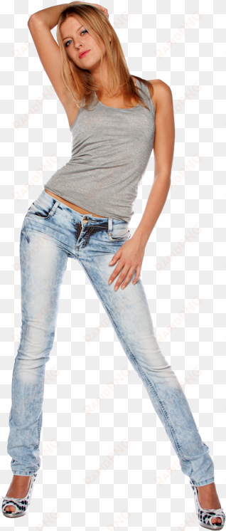 girl in jeans png