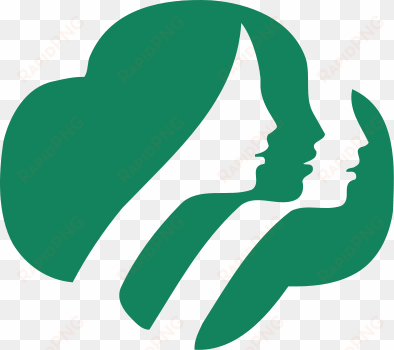girl scouts - positive and negative space logos