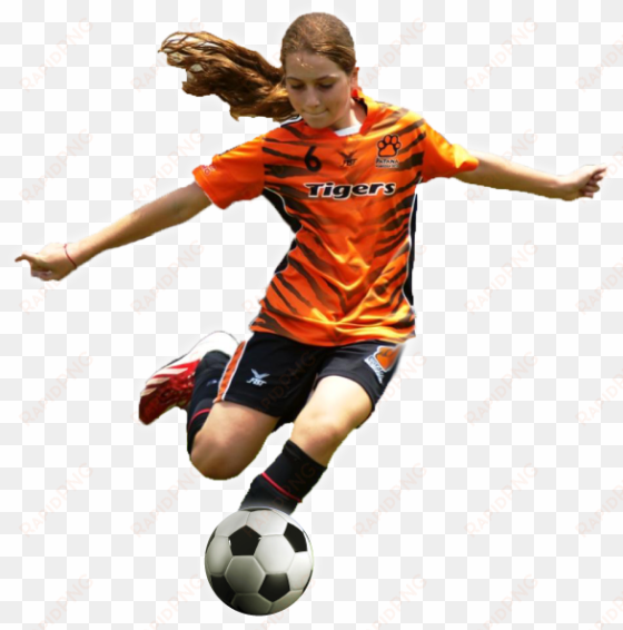 Girls Football Png - Girl Football Player Png transparent png image