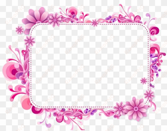 girly border png photos - girly frame png