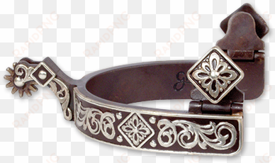 gist design diamond scroll spur - classic equine spurs