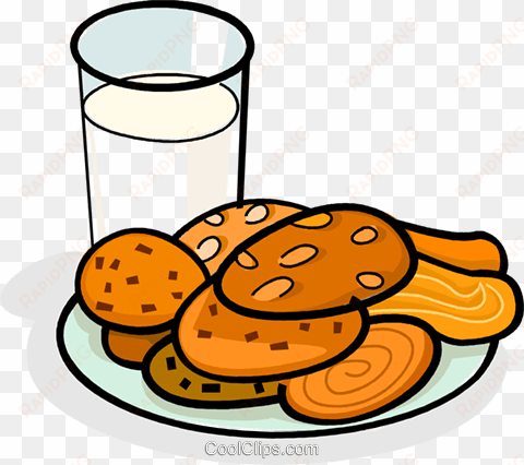glass of milk and a plate of cookies royalty free vector - put out for santa greeting cards