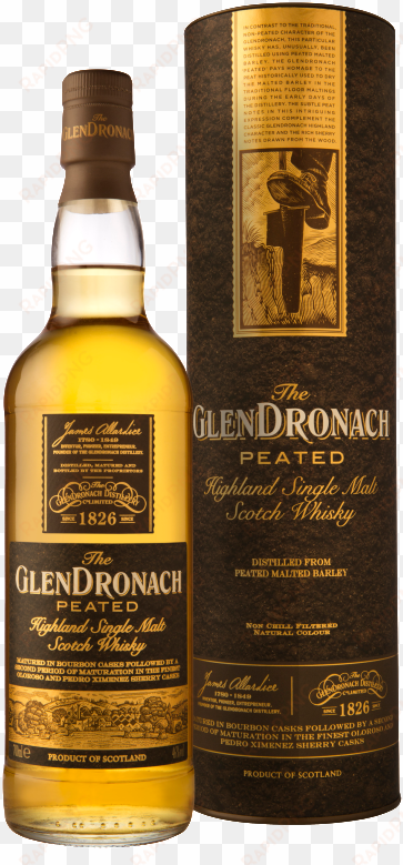 glendronach peated bottle - glendronach peated single malt whisky