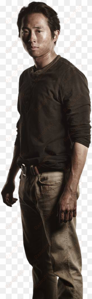 Glenn Season 4 The Walking Dead Render By Twdmeuvicio - Glenn Walking Dead Standing transparent png image