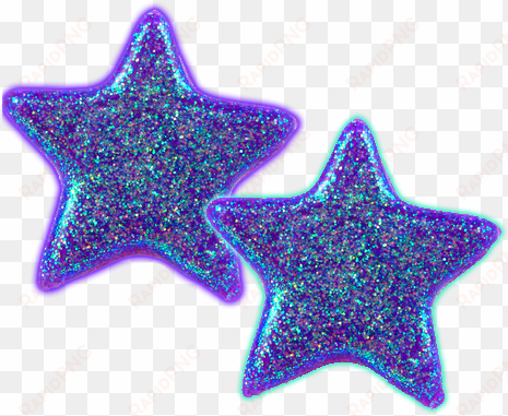 glitter stars, sparkles glitter, belle etoile, purple - blue aesthetic tumblr png