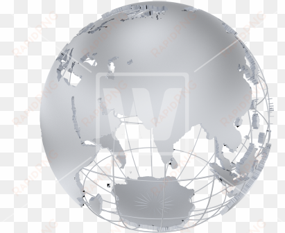 globe png asia - metal mesh globe png