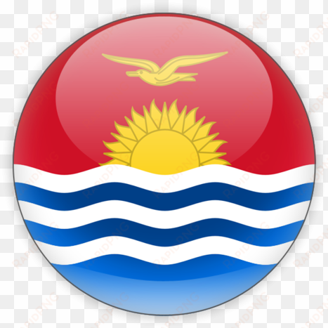 glossy balloons flags of kiribati national flag - kiribati flag icon